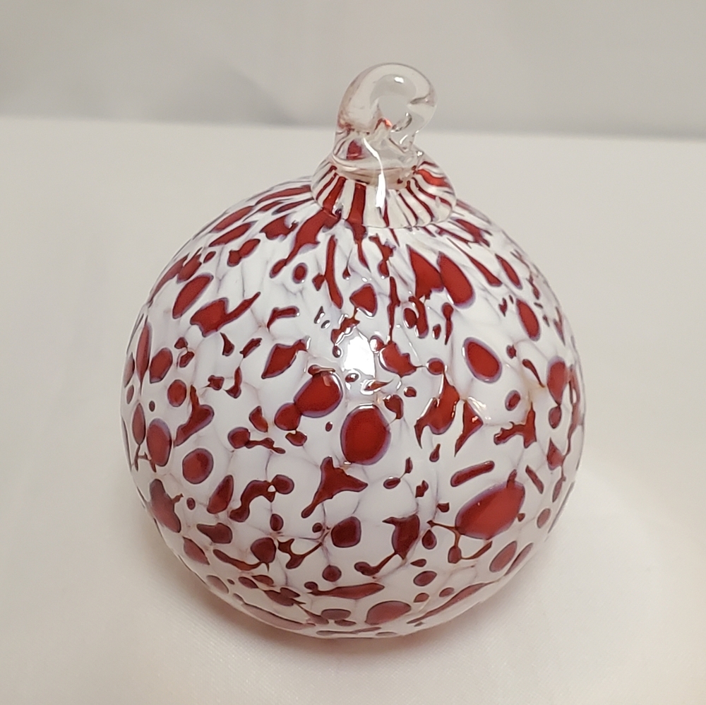 Handblown Glass Tree Ornament